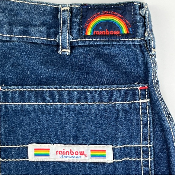 VINTAGE 80s⎮Rainbow Brand⎮High-Rise Carpenter Jeans - Picture 4 of 17